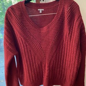 Charlotte Russe Burgundy Sweater